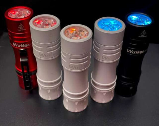 Limited edition Wurkkos TS10v2 MAO(white) battery Inc 4000k/6000k 90cri RGB aux LED Anduril2 1400lm - coming soon