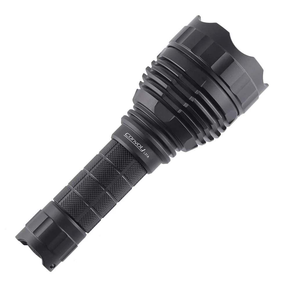 Convoy L21A black 21700 flashlight ultra powerful light Multi LED options